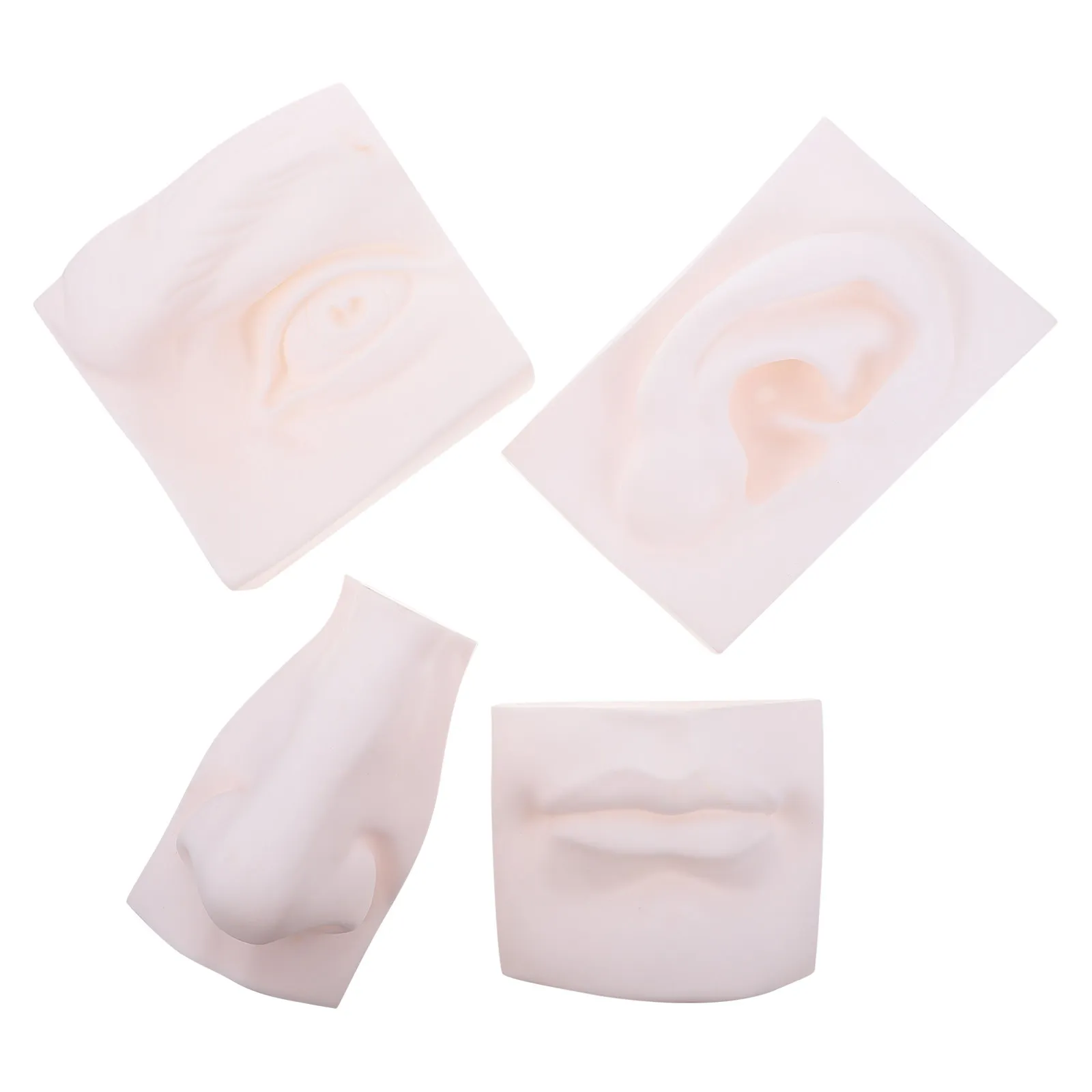

1Pcs Sense Organ Sketch Sculpture Premium Material Smooth Surface Desktop Ornament Artistic Home Decoration for Painting