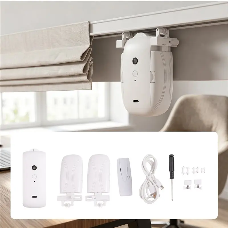 Reliable-Tuya Curtain Motor For T U Track WIFI Tuya Automatic Open Smart Electric Curtain Robot APP Voice Control Alexa,Tuya Cur