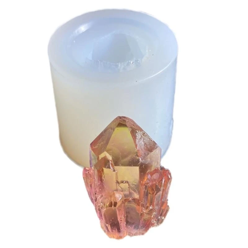 f42f diy الكريستال الكتلة العفن الراتنج الايبوكسي قالب السيليكون القالب ديي الحرف الايبوكسي العفن