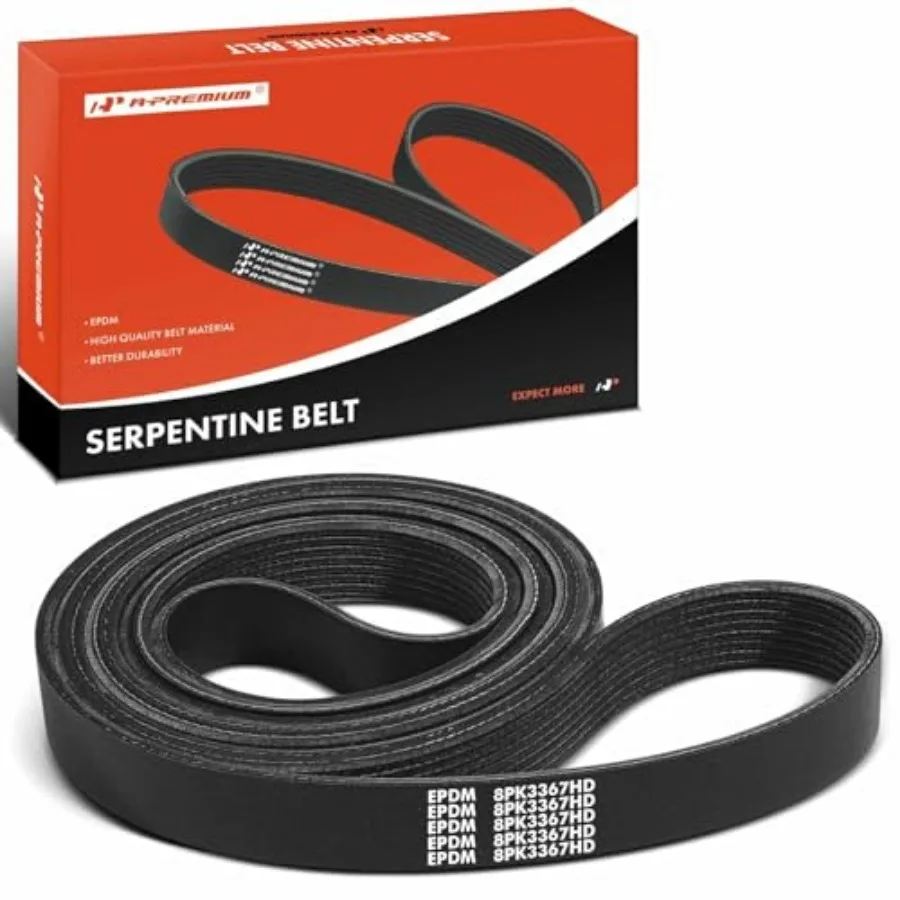 

Serpentine Belt 132.55 In Heavy-Duty For Ford F-250 F-350 Super Duty 2006 F-450 Super Duty 2004-2007 F-550 Super Duty 2003-2007