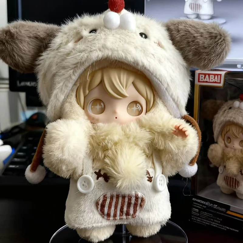 

AYORTOYS Rabbit Shining Bad Child Doll Set Vintage Figurine Toys Enamel Clothing Dolls Bag And Clothes Toy Story For Kids