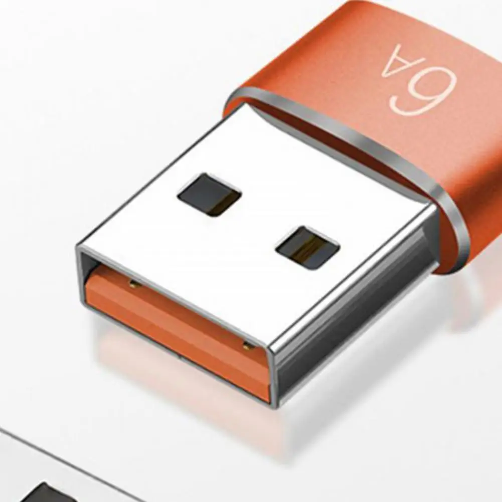 Practical USB-C Adapter 6A Type-C Cable Adapter Safe Data Transmission Type-C Female to USB 3.0 Male Data Charger Converter