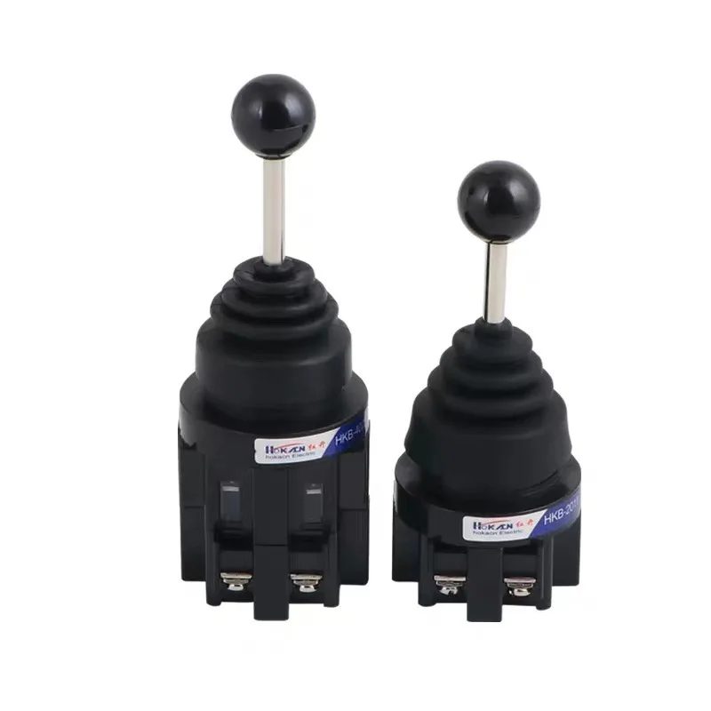 30mm Joystick Switch 2/4 Directions Momentary/self-locking Monolever Joystick Switch Black HKB-402 HKB-4022 HKB-201 HKB-2011