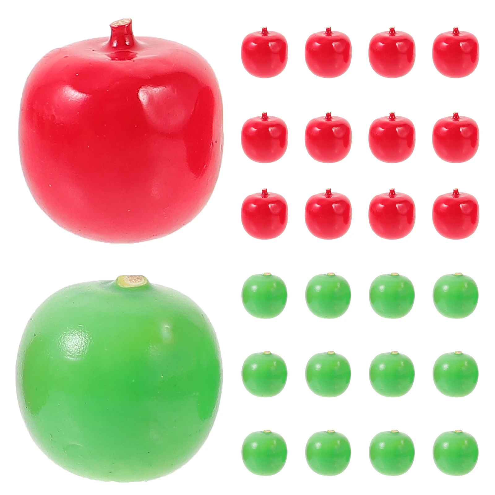 

100Pcs Foams Apples Mini Simulation Apples Charms Artificial Fruit Foams Apples Fake Fruit Models multiuse home Party Decoration