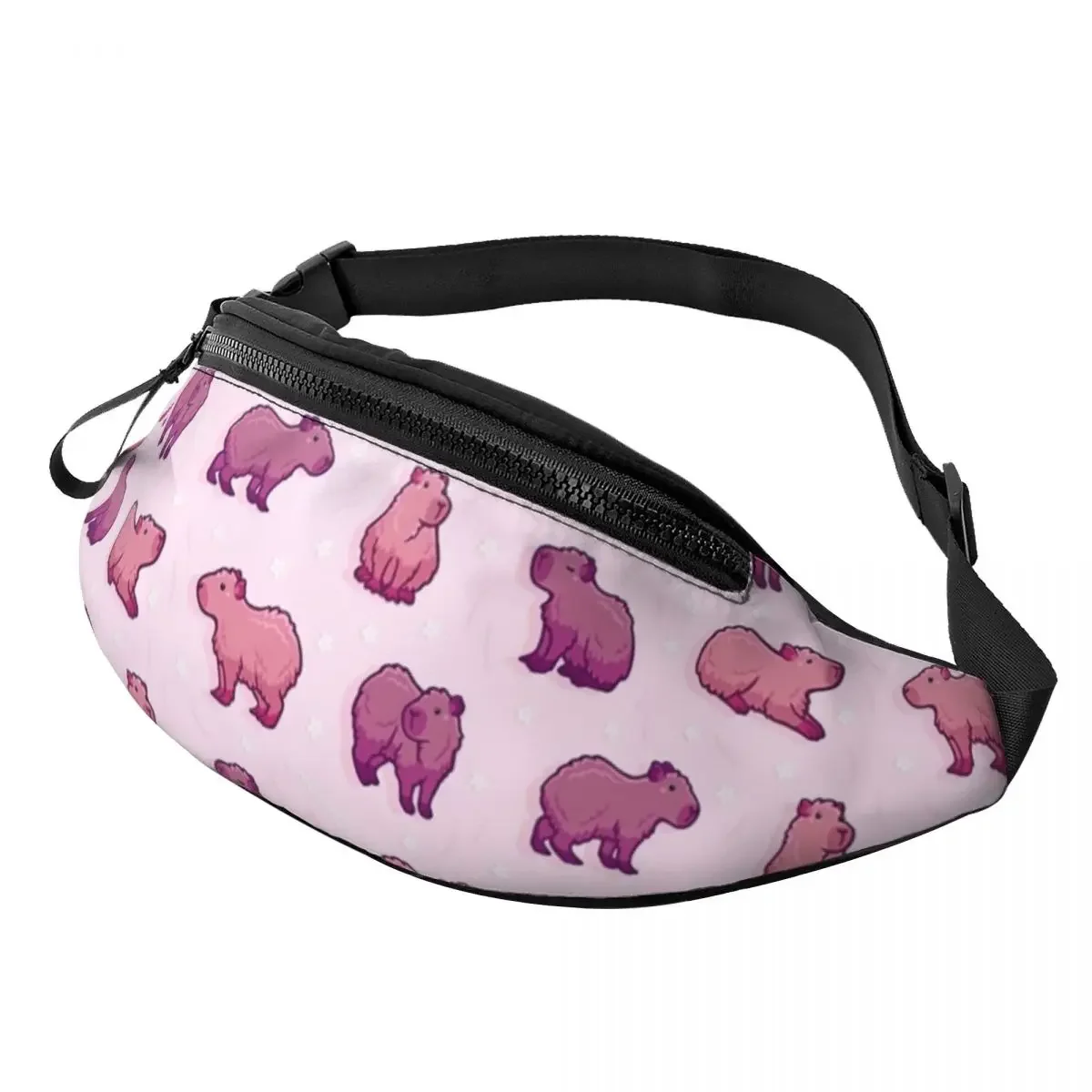 Cool Lovely Capybara Fanny Pack para viagens e caminhadas, Crossbody Waist Bag, Phone Money Pouch, Bolsa de animais para mulheres e homens