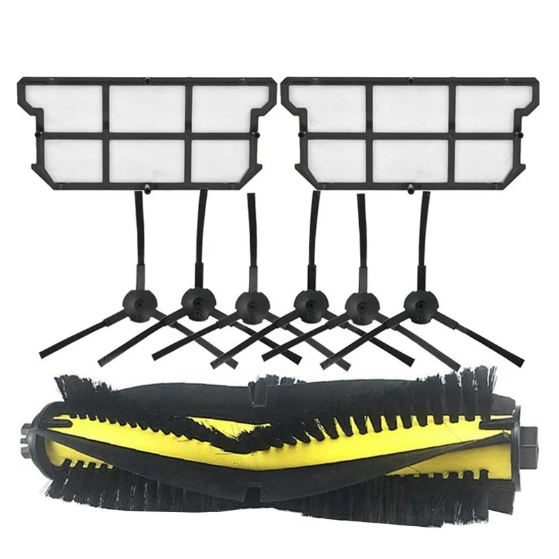 แปรงหลักแปรงด้านข้างแผ่นกรอง HEPA กันฝุ่นสำหรับ iLife V7 V7S หุ่นยนต์ดูดฝุ่นอะไหล่สำรอง