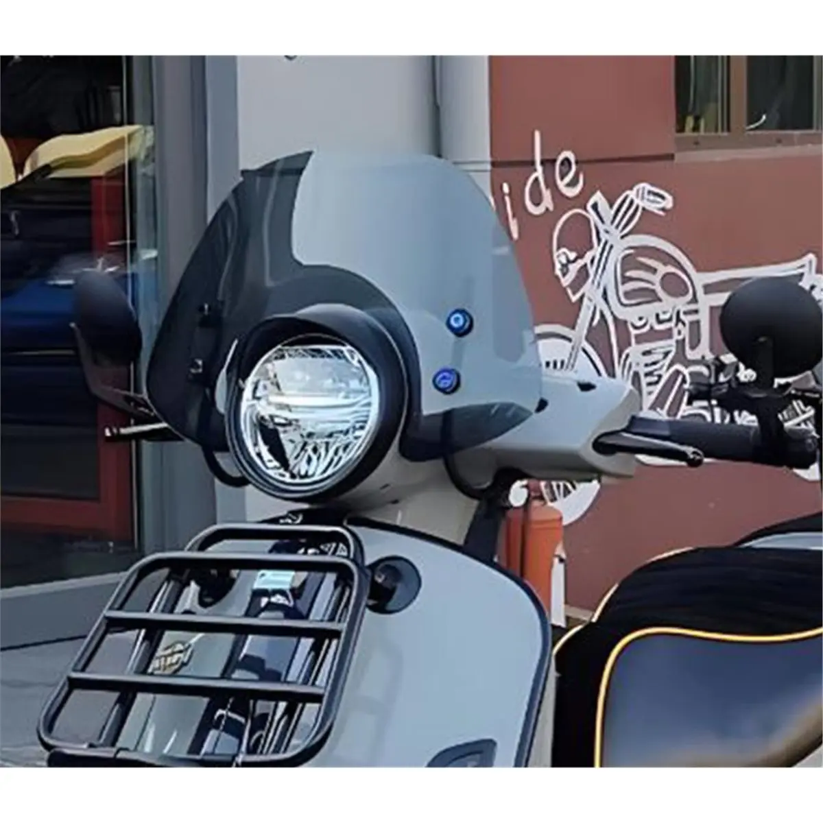 Compatible Headlight Cover for GTS300 300 2019-2022 Trim Ring Headlamp Cover Fairing Mask Protector Frame Guard