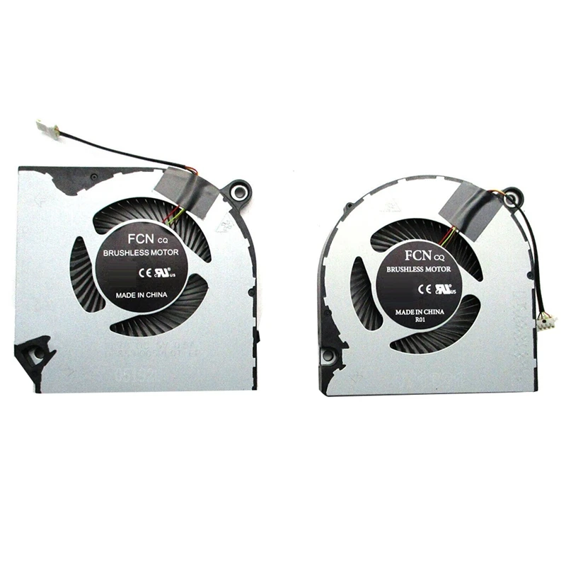 Ventilador de refrigeração CPU + GPU para ASUS Acer AN515-43 AN515-54 AN517-51 AN715-51 Ventilador de resfriamento multifuncional