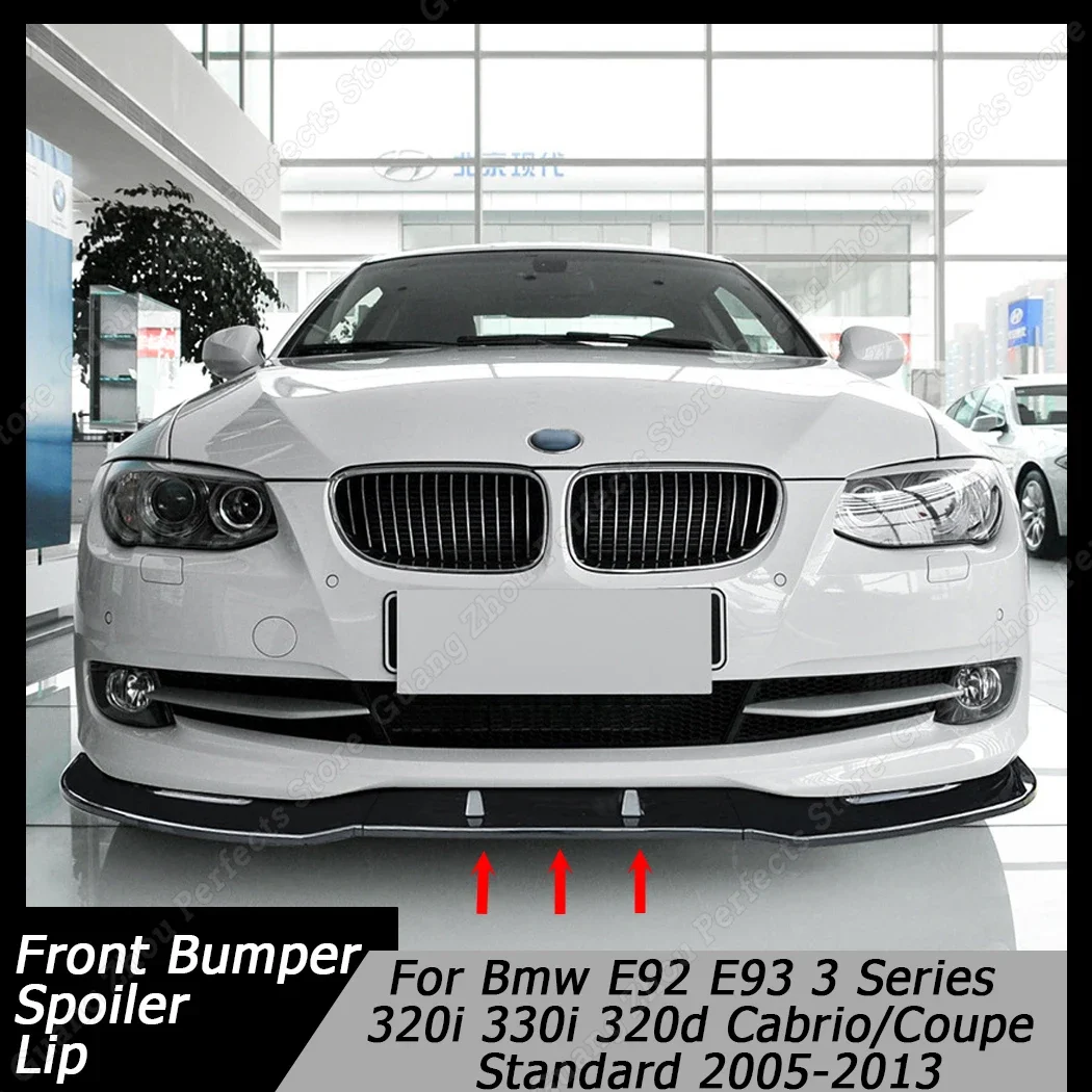 

Front Bumper Spoiler Diffuser Gloss Black ABS Body Kits For Bmw E92 E93 3 Series 320i 330i 320d Cabrio/Coupe Standard 2005-2013