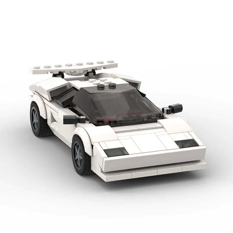 MOC Technical Car Building Blocks para crianças, Lamborghinis Countys, Speed Champions, City Racer, Vehicle Set, Brinquedos Presente, Técnico, Especialista