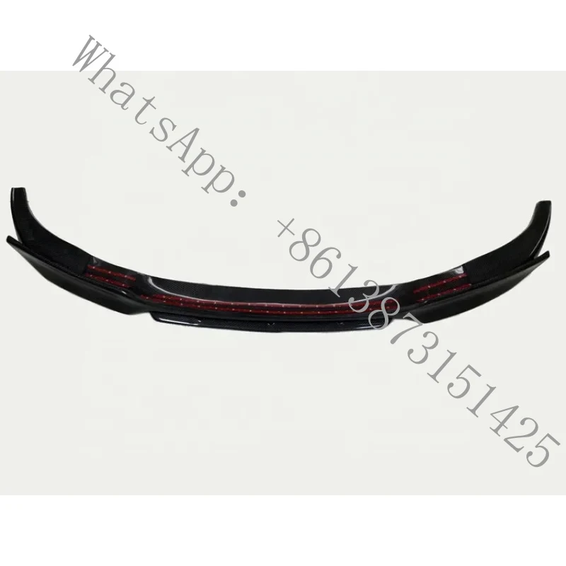 

Suitable F10 M5 Style Carbon Fiber Front Bumper Lip Spoiler Exterior Accessories Vor Style M5 F10 Car Styling