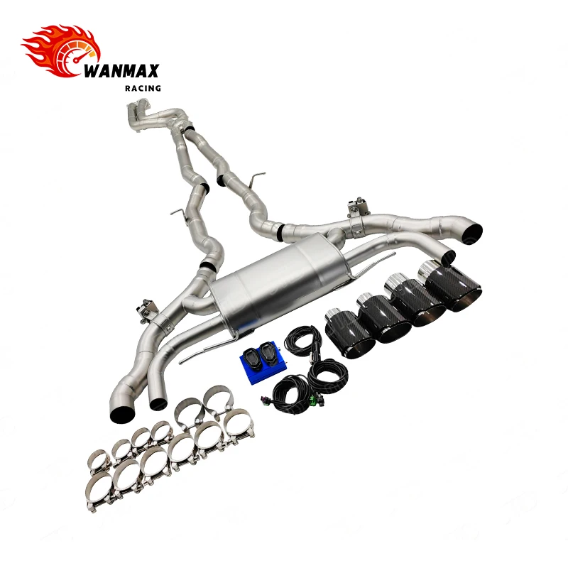 JTLD Performance Exhaust Valved Catback 304 Stainless Steel Valved Sport Exhaust System for 2019-2023  X3MX4M F97 F98 3.0T