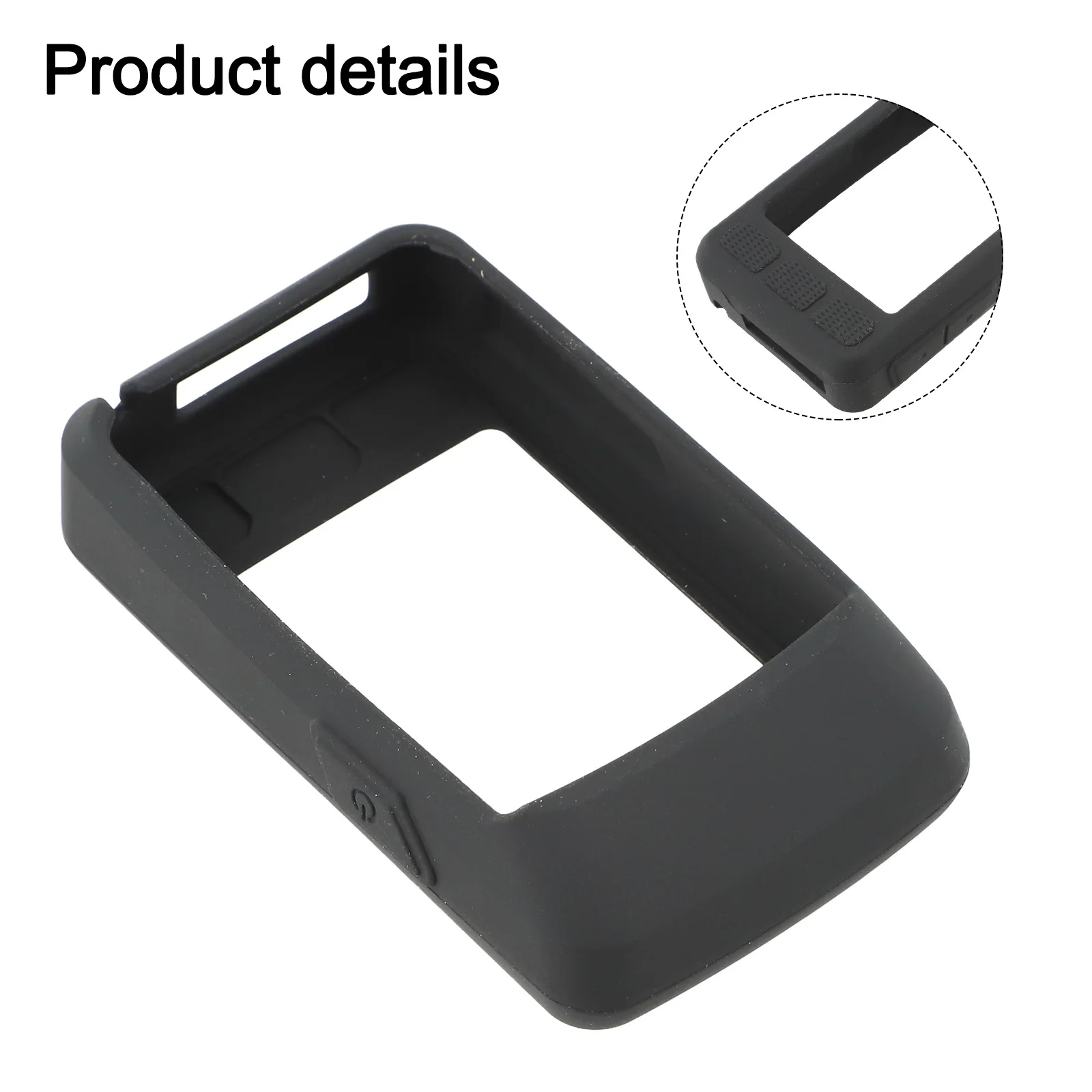 シリコンケース & スクリーンプロテクターカバー Wahoo ELEMNT ROAM V3 用 落下防止 保護用 スタイリッシュなバイク GPS アクセサリー