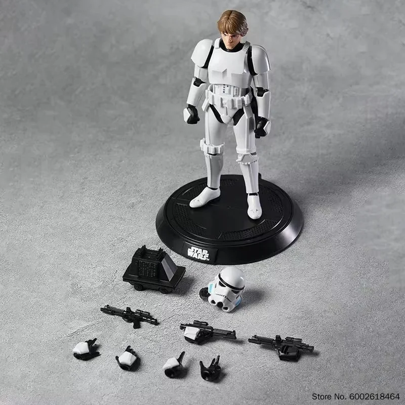 Blokees Kit de Figura para Armar Darth Vader Mandalorian, Modelo Coleccionable Altamente Articulado para Exhibición