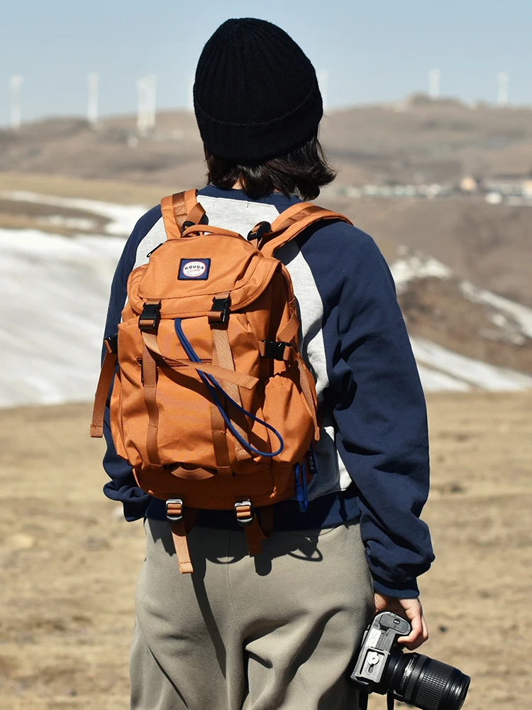 

Hiking Mountain Climbing Backpack Flip Drawstring Waterproof Computer Bag Backpack 14L
