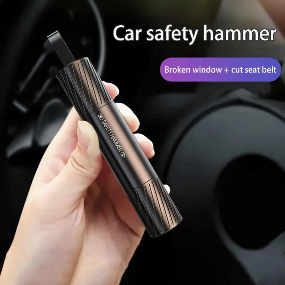 Auto Emergency Glass Breaker Car Seat Belt Cutter Safety Hammer High Hardness Tungsten Steel 2 in 1 Self Rescue Tool Kit