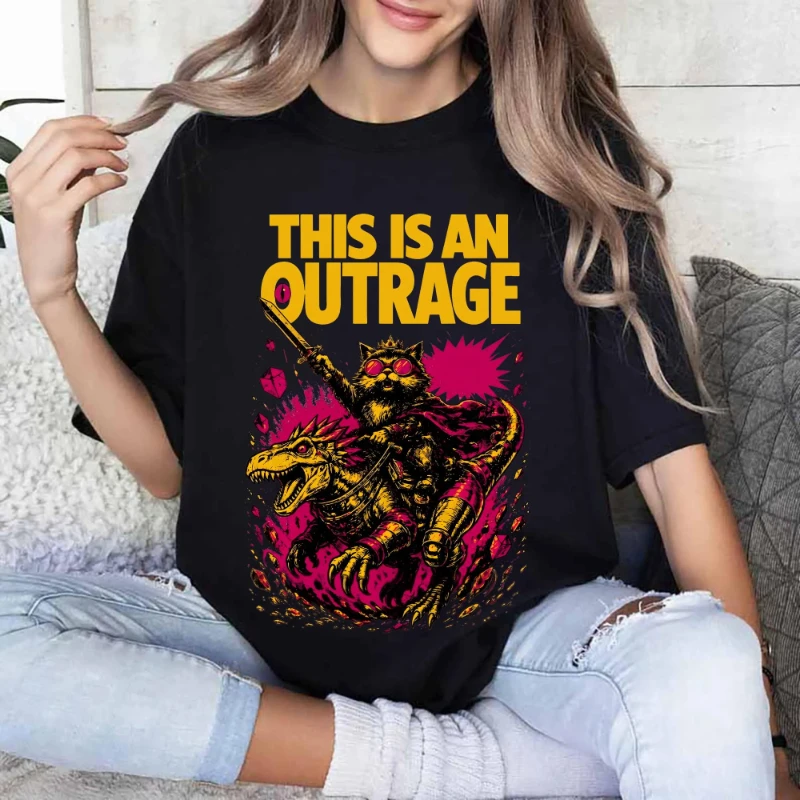 This T-shirt is amazing! A donut princess cat T-shirt, a dungeon explorer Carl T-shirt—a perfect gift for LitRPG fans!