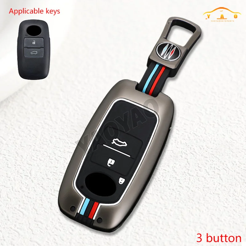 

Zinc Alloy Car Remote Key Case Cover For Toyota Perodua Yaris Ativ Raize Veloz Avanza Rush Daihatsu Keyless