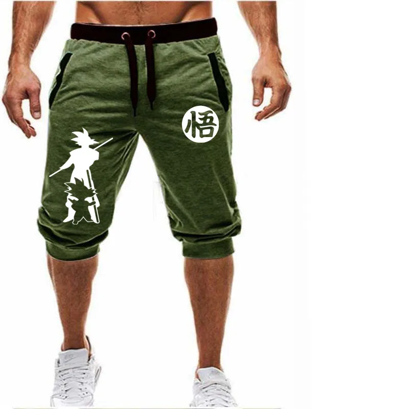 New Mens Gym Shorts Run Jogging Sports Fitness Bodybuilding Sweatpants Male Workout Training Brand Knee Length Short Pant