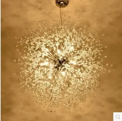 

Modern creative personality living room chandelier bedroom restaurant LED Star clothing store fireworks lighting ball