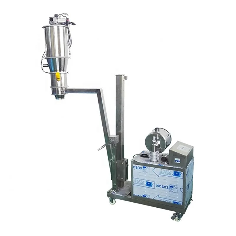 Stainless Steel Mini Small Electric Auto Vacuum Loader Conveyor Feeder System Suction Food Coffee Bean Powder Plastic Granules view 6