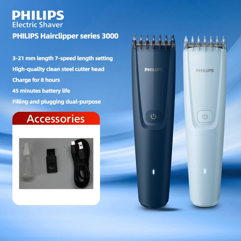 Philips New Hair Clipper HC3688 Men's Professional Electric Hairclipper Trimmer Hair Cutting Machine with Length Adjustable Kit