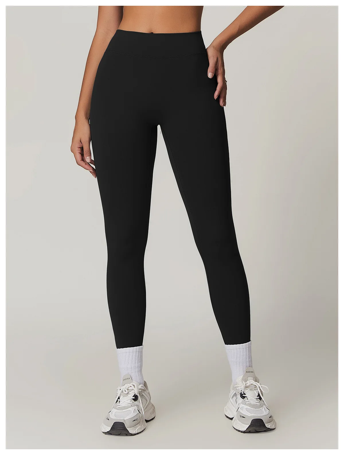 شورت رياضي مضغوط عالي الخصر للنساء ، بنطال ضيق لرفع الأثداء الرياضية ، ملابس رياضية للركض ، سراويل لياقة بدنية ، جيوب