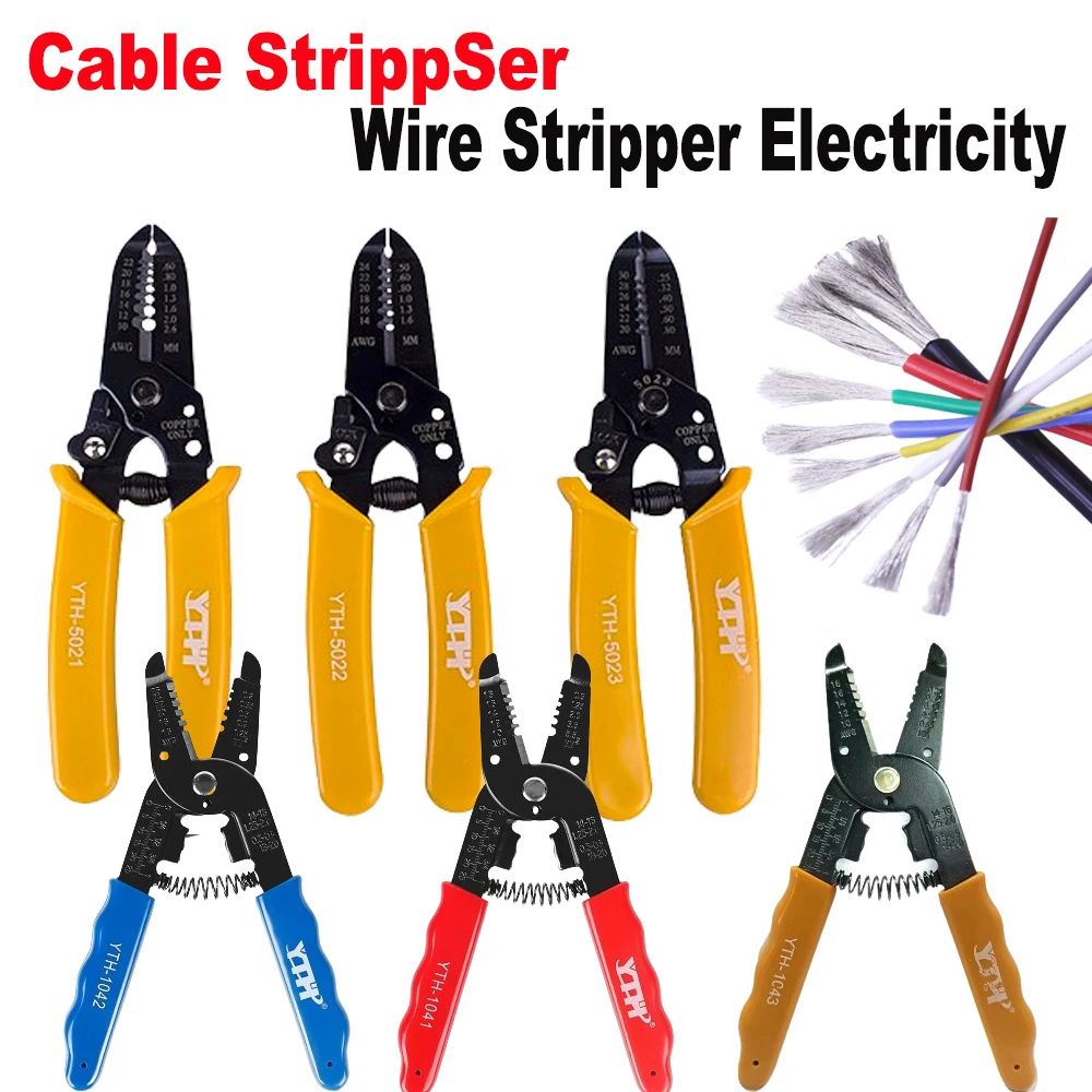 Cable Stripper  Wire Stripper Electricity  5021 5022 5023 1041 1042 1043 Optional Optical Fiber Pulling Pliers Hand  Wire Cutter