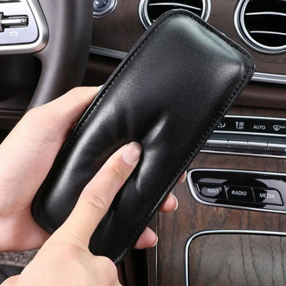 

Leather Knee Pad For Car Interior Pillow Cushion Memory Foam Leg Pad Thigh Support Car Accessories For Benz BMW Audi VW Gol C1Z9
