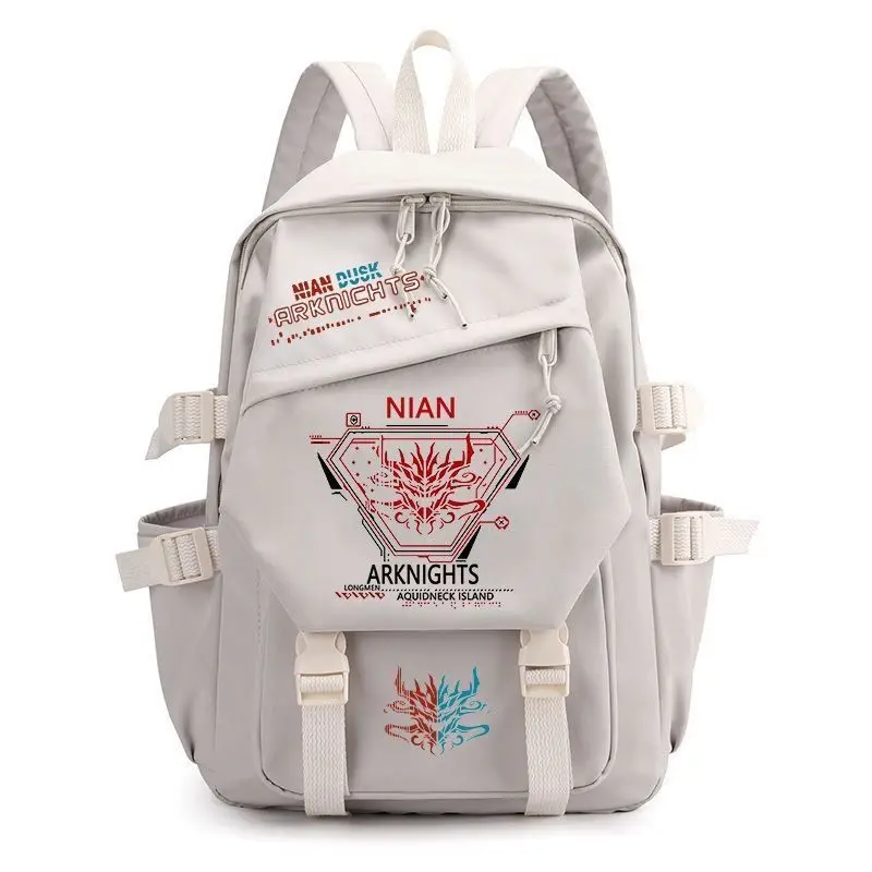 Arknights Rhodes Island Amiya Merchandise Anime Unisex Primary And Secondary School Students Large Capacity Durable Backpack Ani