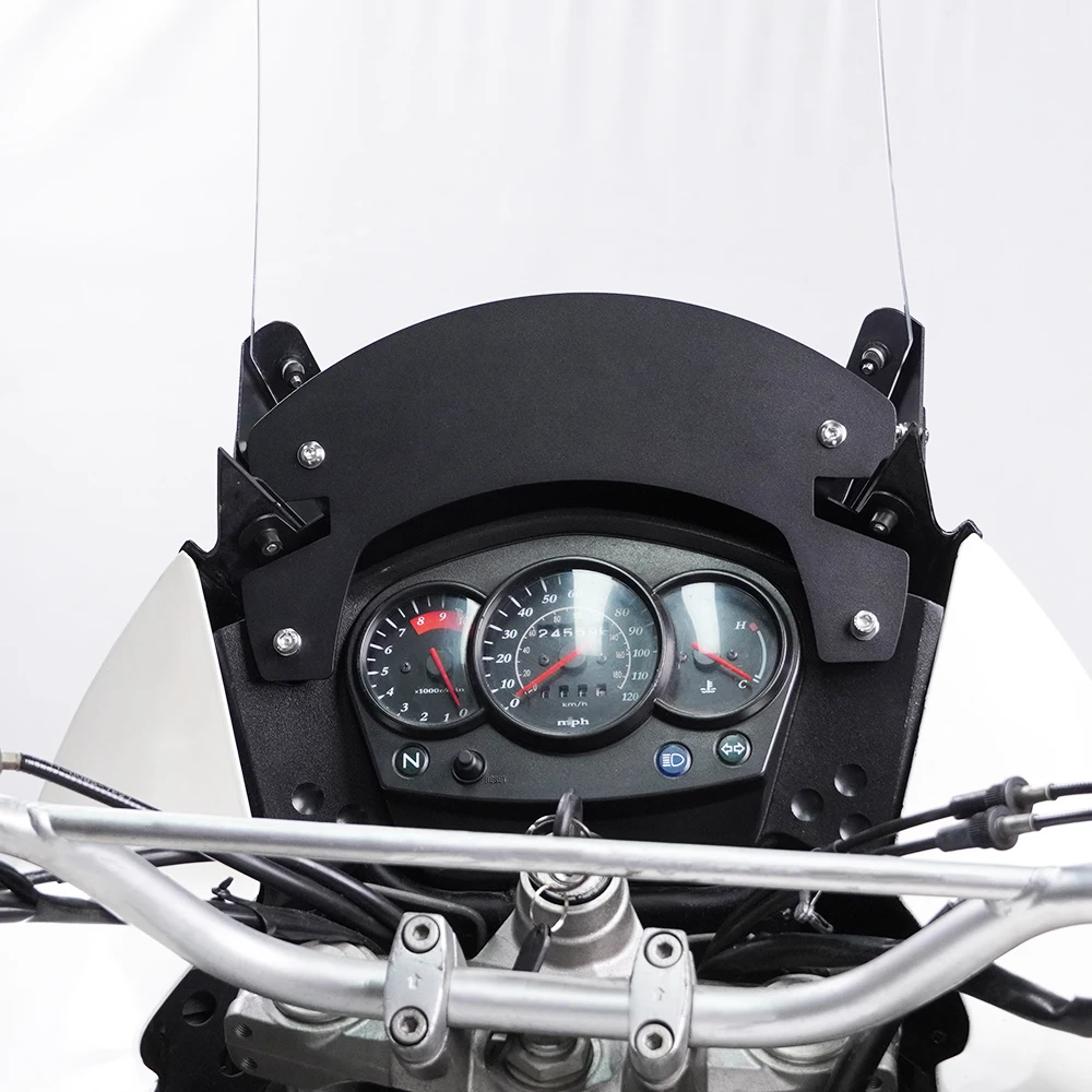 Fit For Kawasaki KLR650 2008 2009 2010 2011 2012 2013-2018 KLR 650 Motorcycle Height Adjust Lifter Windshield Rally Dash Kit