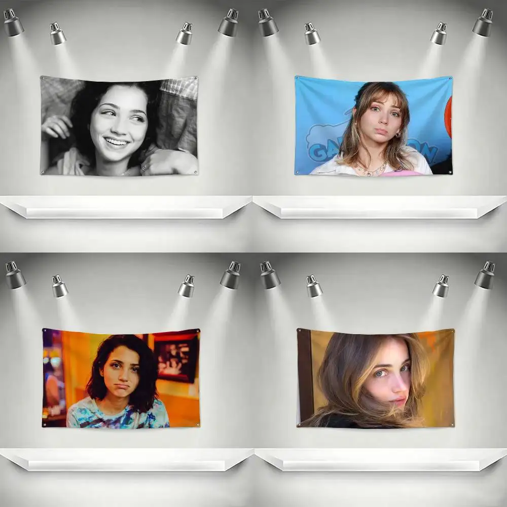 Actor E Emily R Rudd Flag Suitable For Party Club Outdoor Interior Wall Decoration Banner Fans Gift