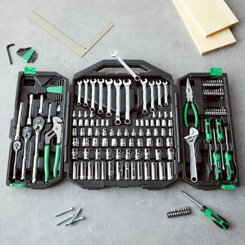 

170pcs All-purpose Repair Tool and Socket Set Best Car Repair Hand Tools Sets Customizable Combination Set Home Kit CRV 200-500