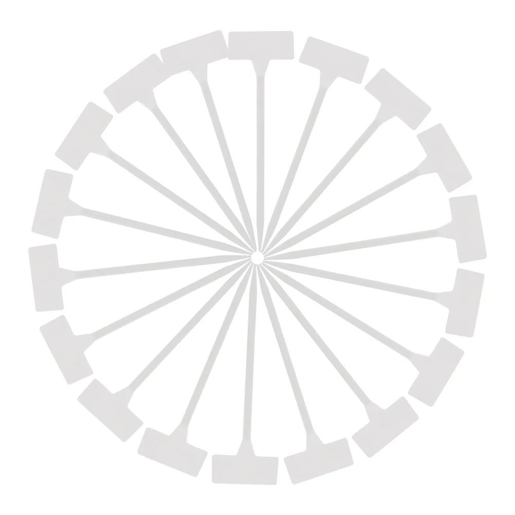 25 Pcs Gardening Label Plastic Plant Tag Marker Succulent Planters Flowers Accessory Sign