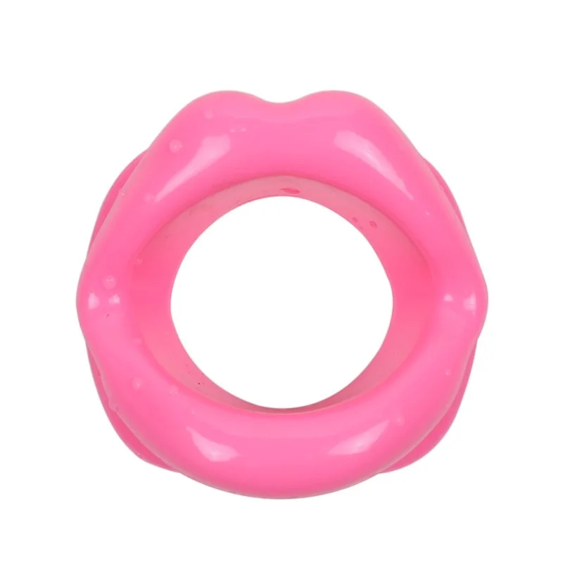 PU Leather Lips Ring Open Mouth Gag Silicone Ball BDSM Bondage Slave Flirting Restraint Erotic Sex Toy for Couples Adult Games