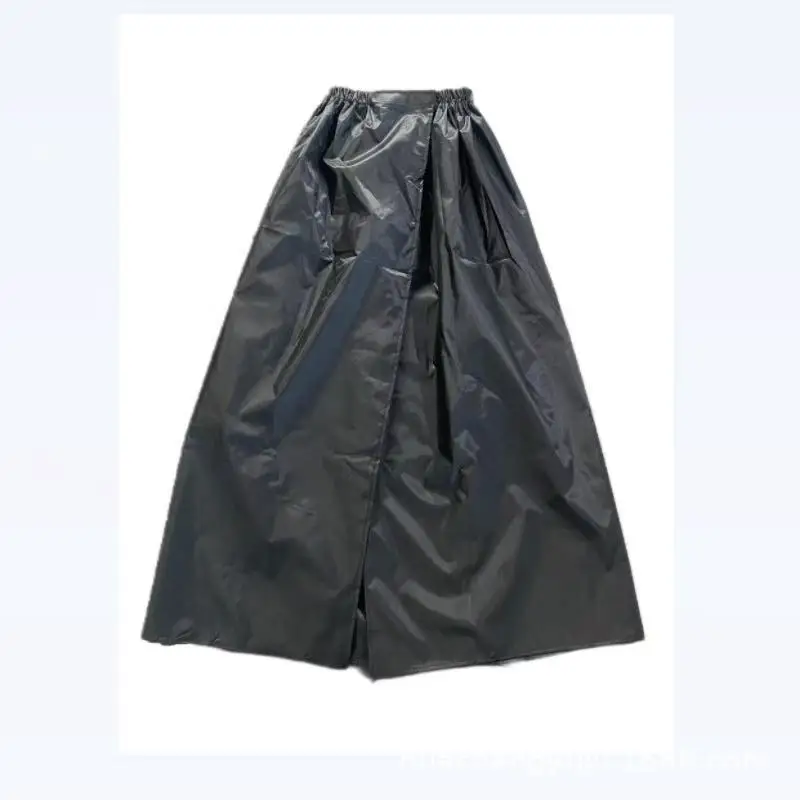 المشي لمسافات طويلة تنورة المطر مقاوم للماء خفيفة الوزن المطر النقبة خفيفة للغاية يندبروف التخييم معطف واق من المطر بطانة المعطف للنساء الرجال #6