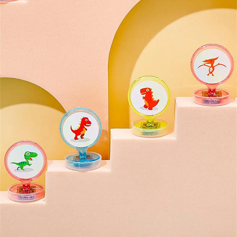 Prevenire l'inchiostro dall'evaporazione del timbro di ricompensa sigillare il coperchio sigillo dell'asilo modello di animale domestico carino facile da trasportare sigillo di sigilli di animali