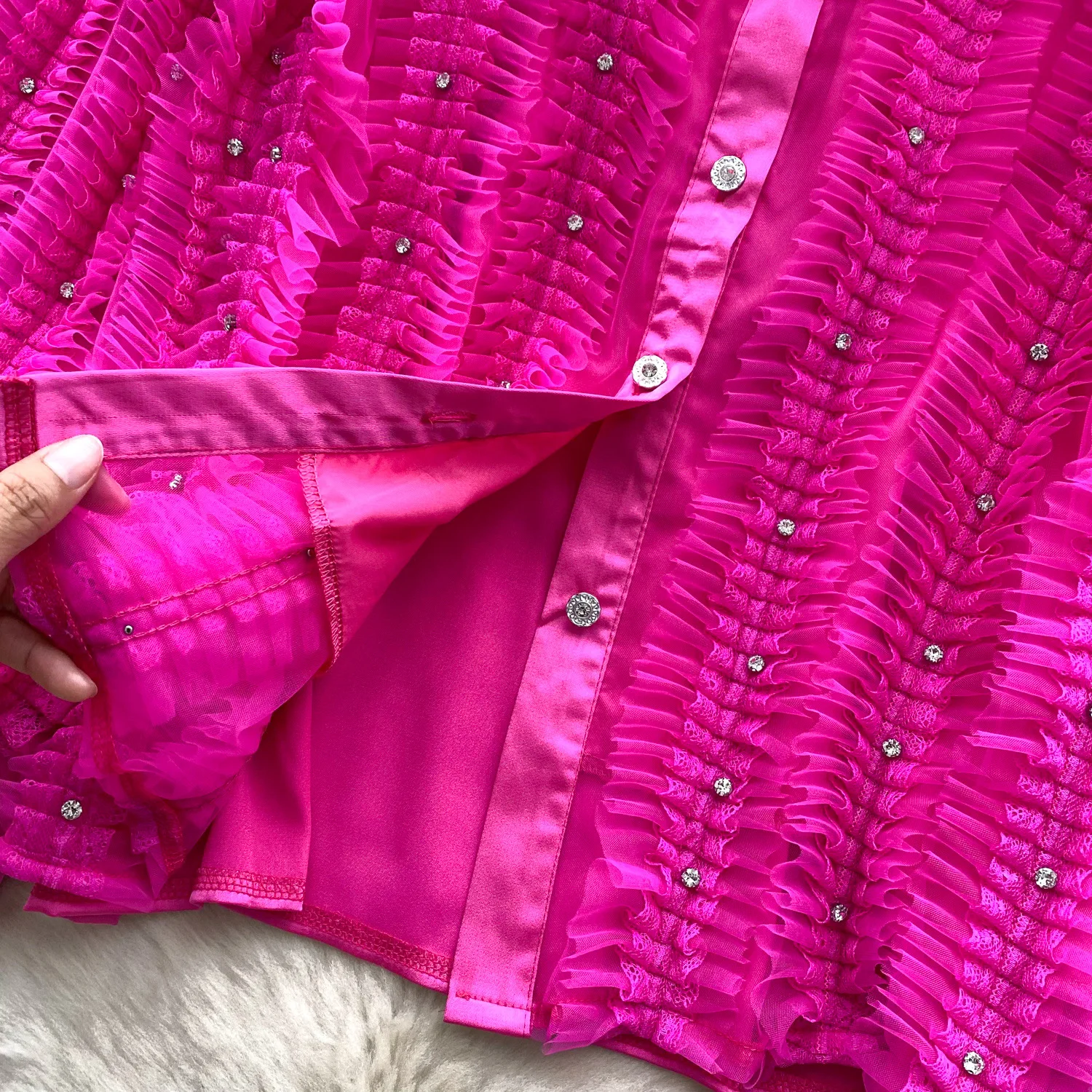 Blouses Women Shirt Turn Down Collar Lantern Sleeve Tops Casual Loose Y2k Streetwear Elegant Splice Shirts Work Autumn Winter