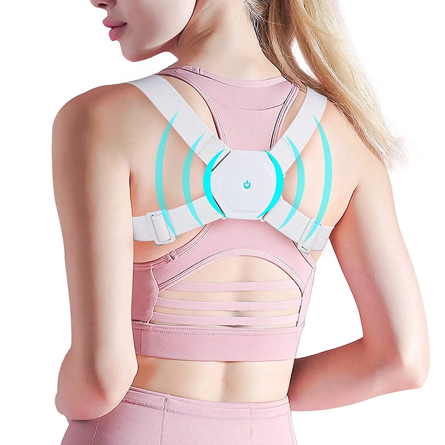 

Intelligent Posture Corrector Electronic Reminder Back Support Adjustable Smart Brace Support Belt Shoulder Training Belt