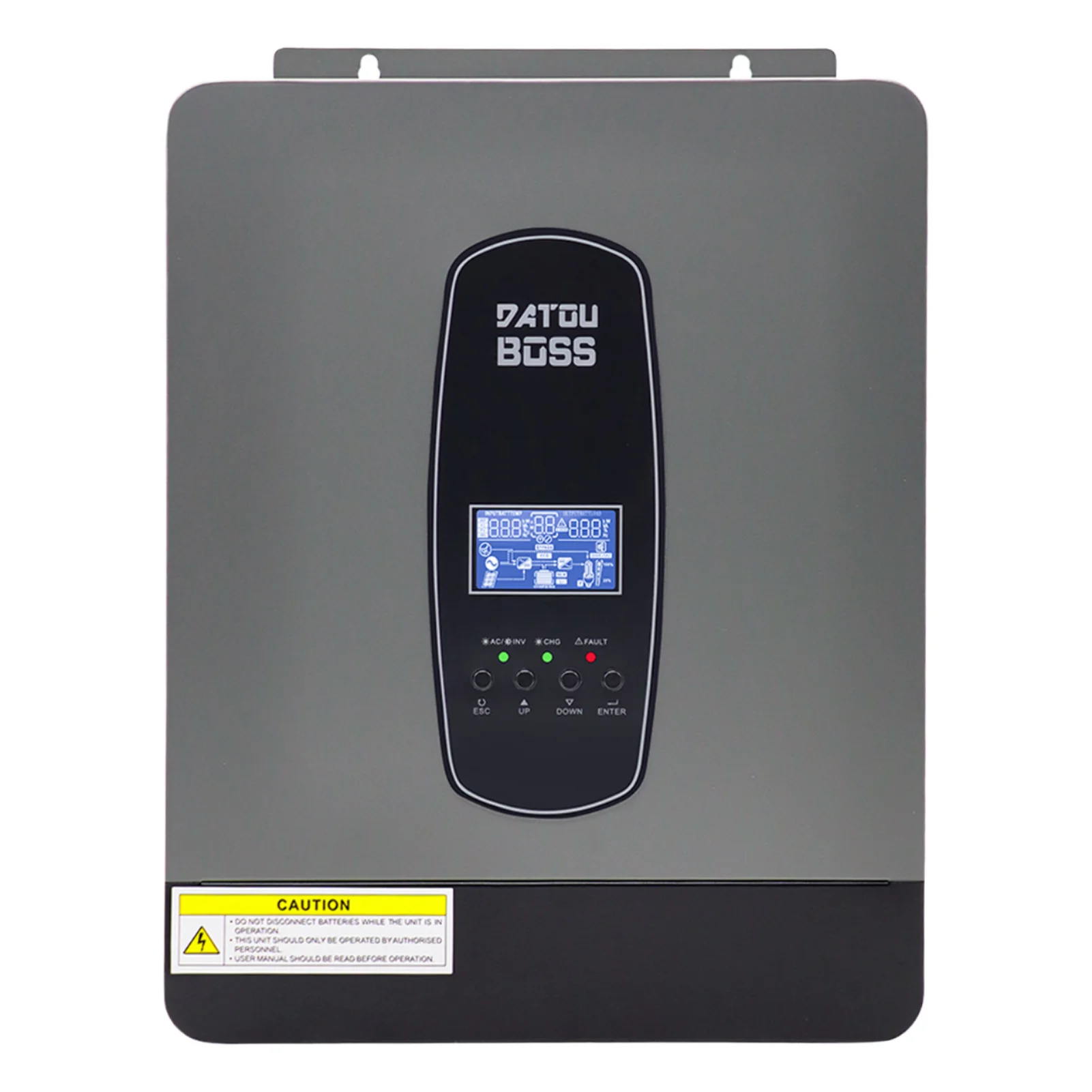 Single 3KVA/3KW DC AC Power Inverter 3000W Hybrid Solar Charger for Home Commercial Use 220V WiFi Connectivity for Motor