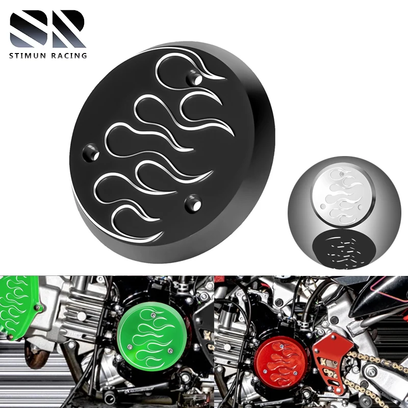 

Алюминиевая крышка зажигания двигателя мотоцикла с ЧПУ, совместимая с KLX110 KLX110L KLX110R 2010-2025, аксессуары, защитный корпус