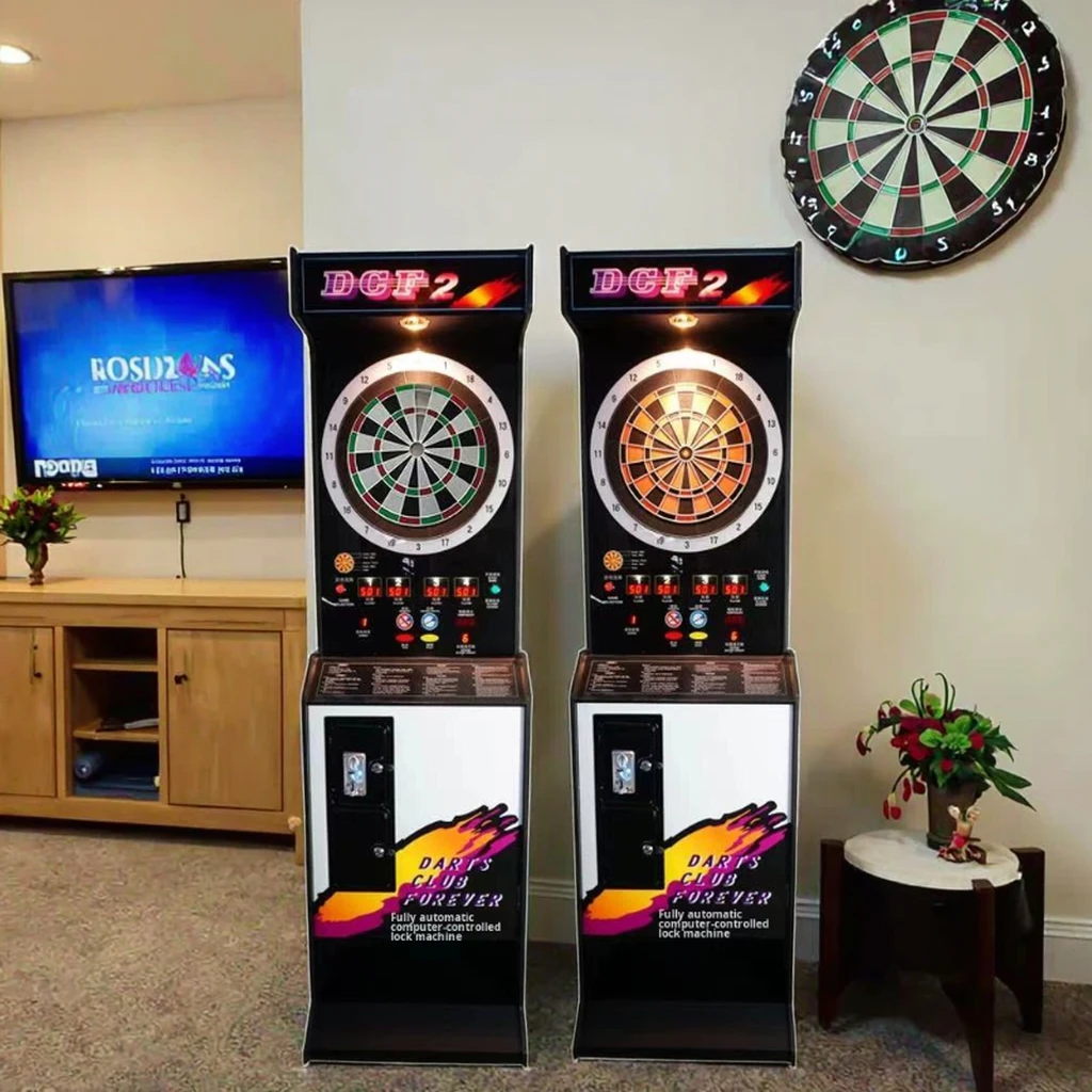 

Fully Automatic High-End Cabinet Type Coin-Operated Electronic Dart Machine QR Code Bar Billiard Hall Game Small Size Children