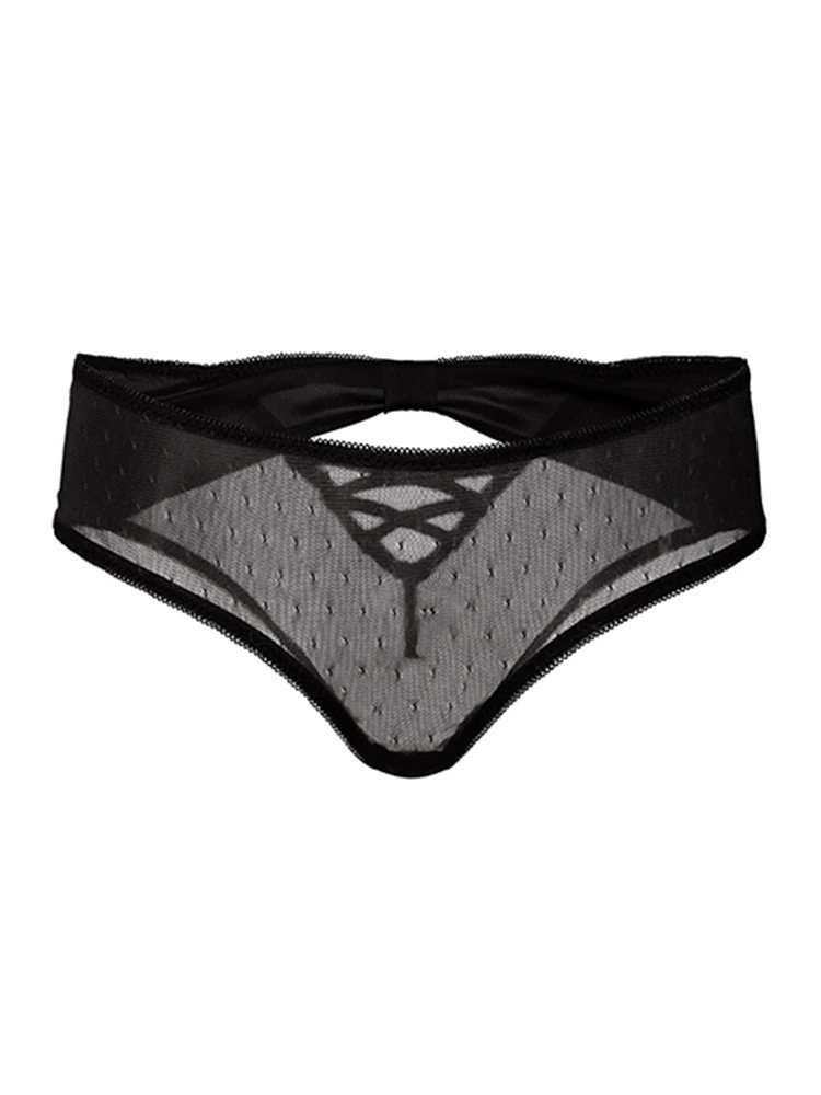 Sexy Ultra Thin Transparent Panties Seamless Comfortable Breathable Ladies Low Waist Briefs Mesh Lace Elastic Lingere Tangas