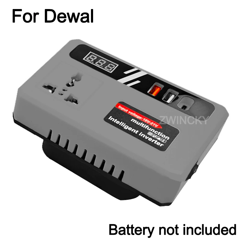 Stromwechselrichter DC 18V zu 220V Inverter-Adapter Stromversorgung für Haushaltsgeräte für Makita/Dewal/Milwaukee Outdoor-Camping – Detail 8