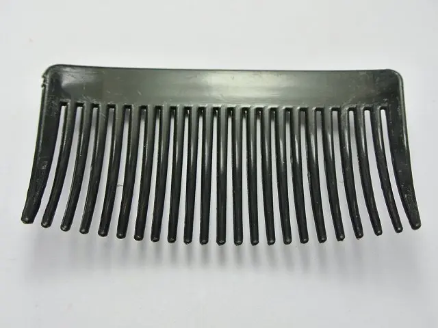 10 Black Plastic Hair Clips Side Combs Pin Barrettes 82X50mm for Ladies