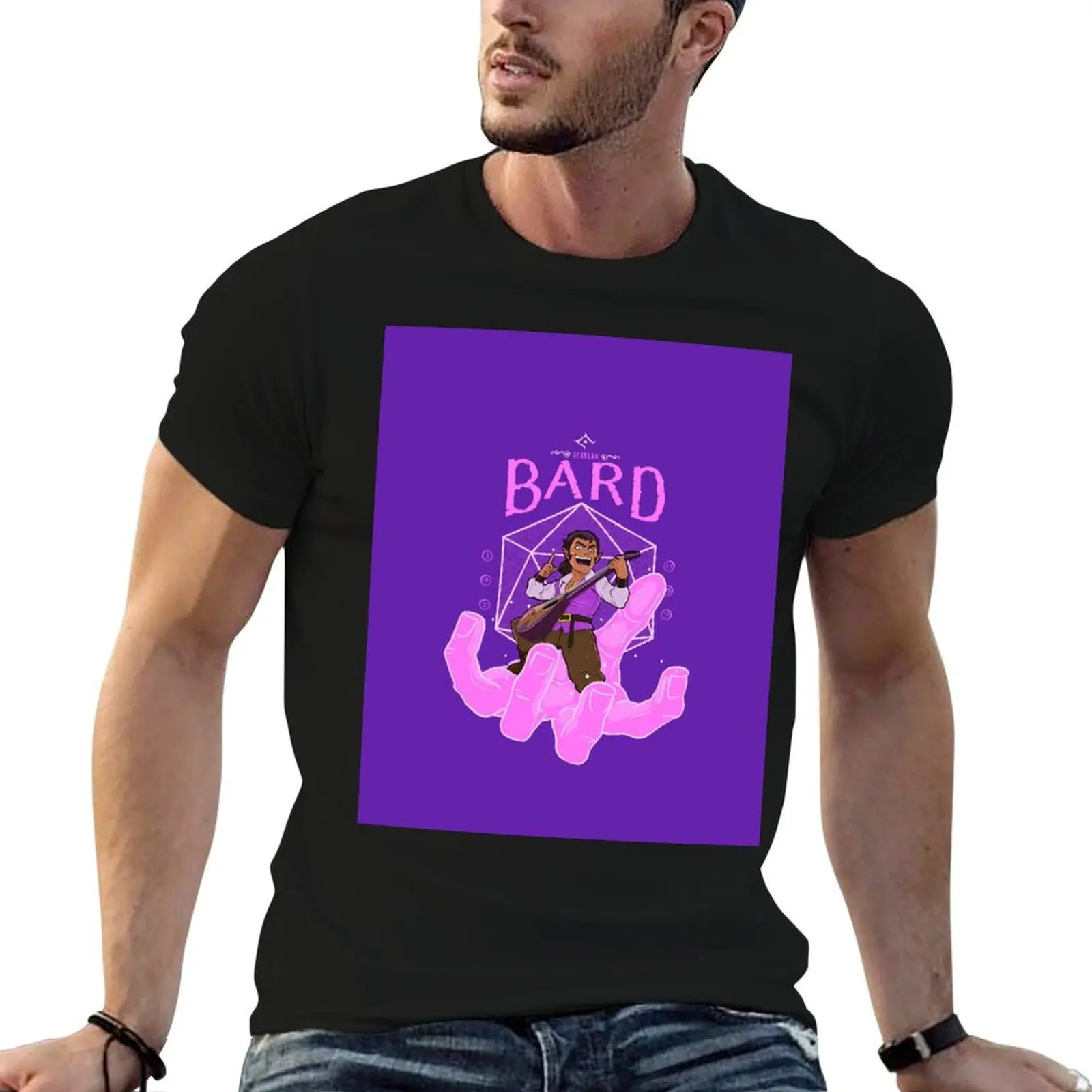 Camiseta Scanlan Shorthalt: The Relentless Bard, camiseta esencial de color liso