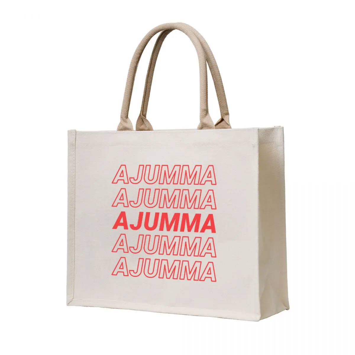 

AJUMMA () - Korean married or old woman Tote Bag Fabric bag Women's bag hand bags