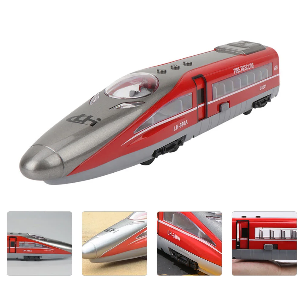 

High Speed Rail Model Toy Boys Toys Simulated High-Speed Railway Children Plastic Simulation Inertia Kids Pull Back