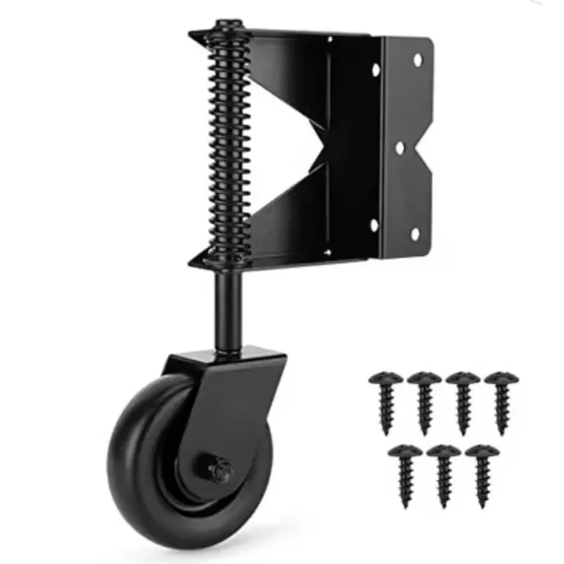 New Trend Adjustable Heavy Duty Steel Swing Door Roller Modern Small Caster Spring Loaded Sliding Door Target Small