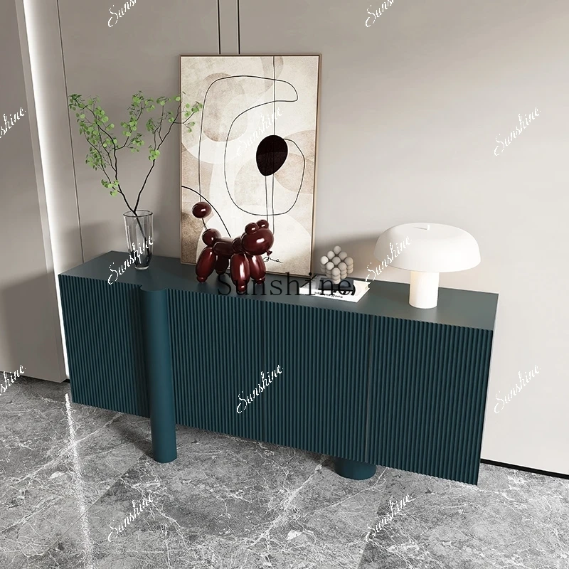 Modern light luxury solid wood dining edge/simple storage in the living room/creative home shoe cabinet customization  FT
